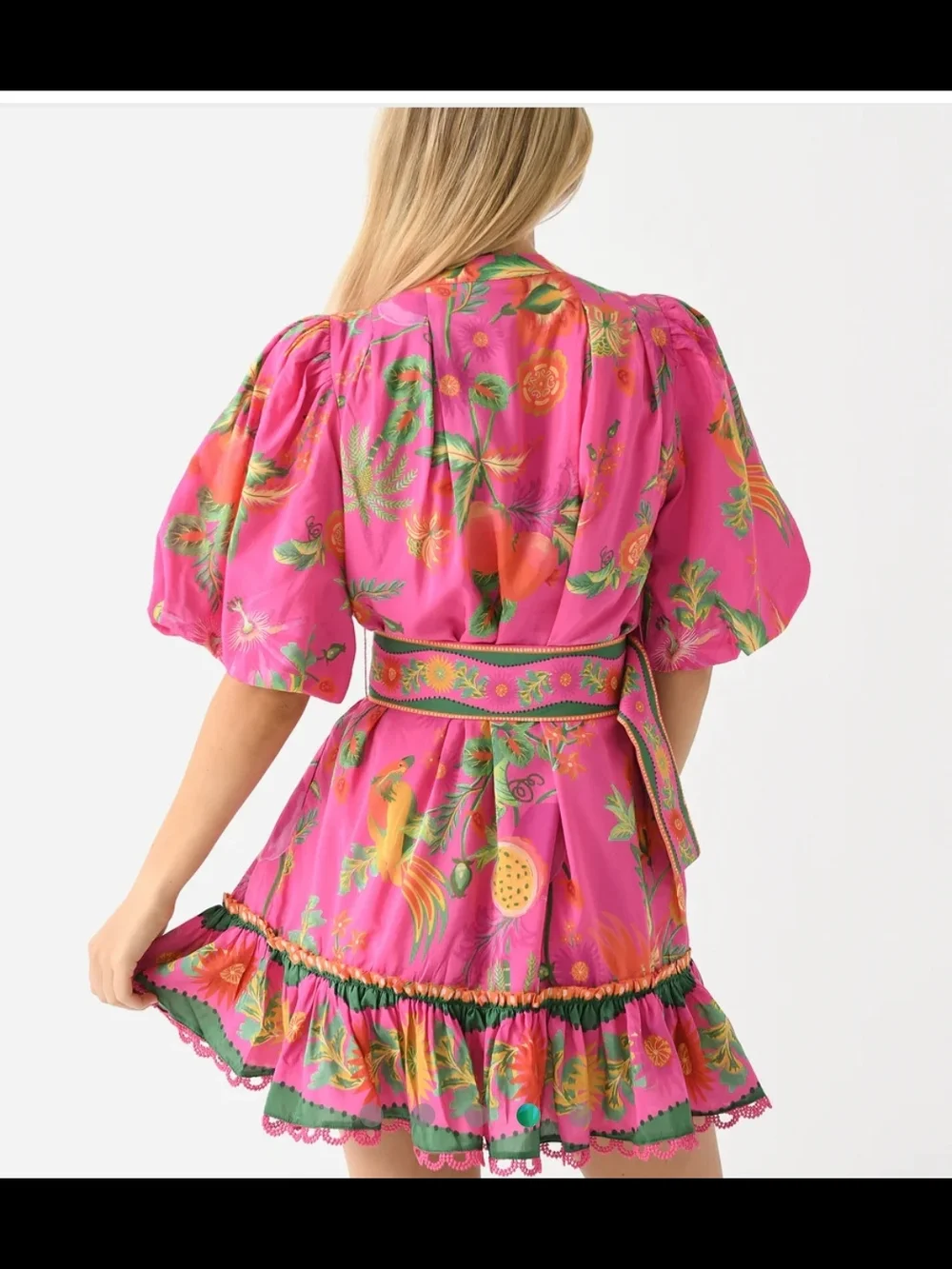 FARM Rio Delicate Fruit Garden, Mini Dress, Small - Picture 3 of 7